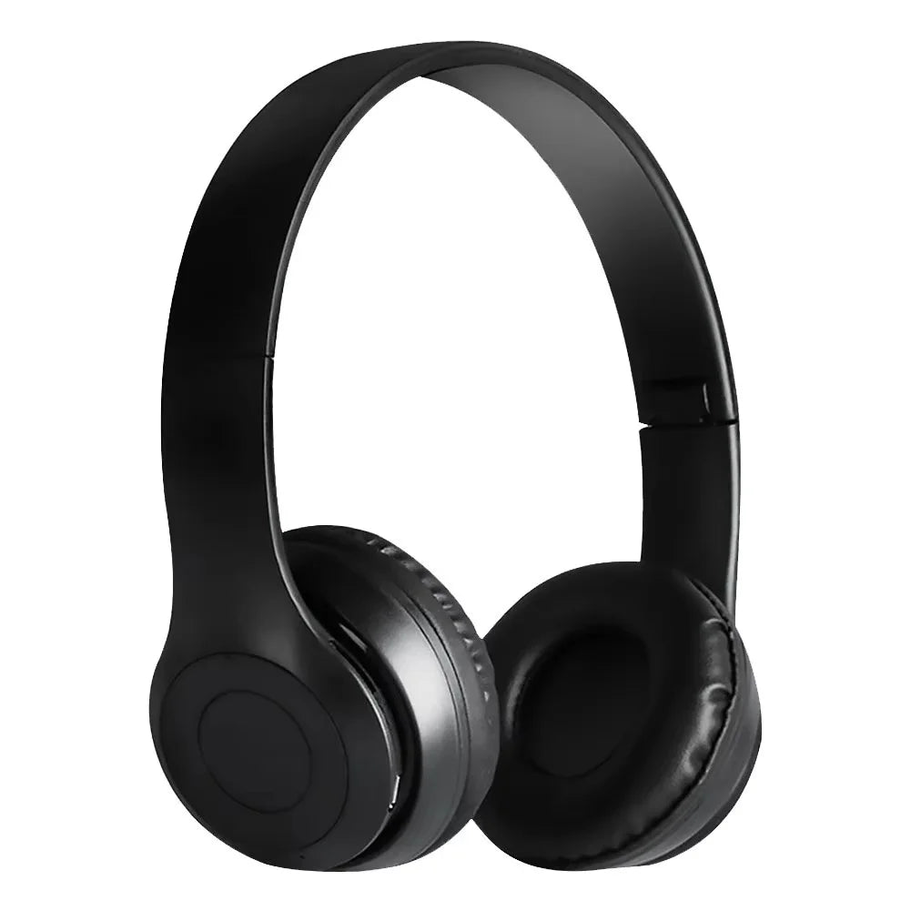 Experience Superior Sound Quality with P47 Wireless Bluetooth 5.0 Headphones - Foldable Design for Music, Gaming, and Kids!