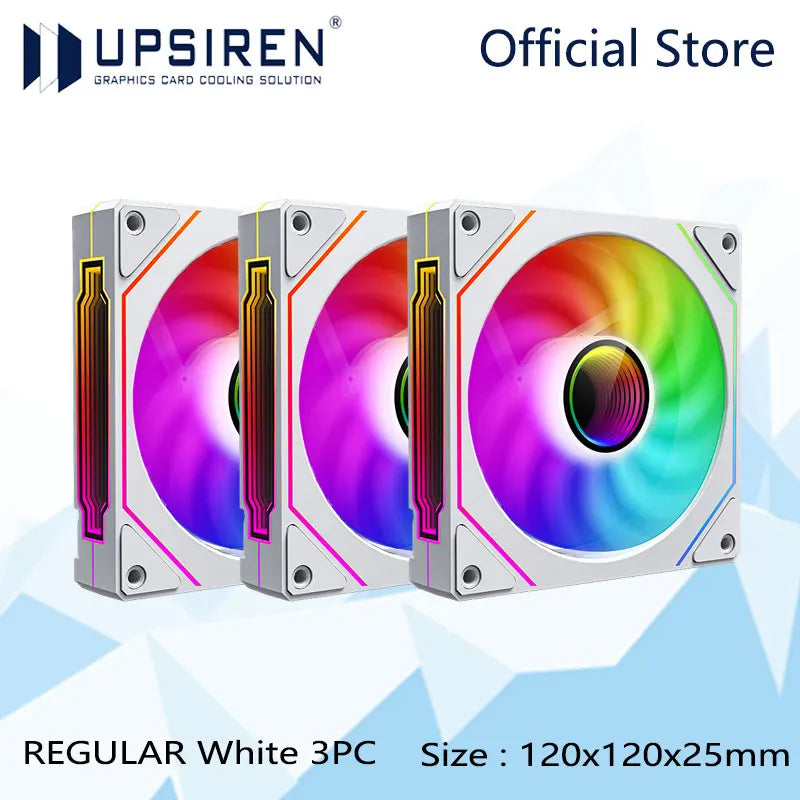 Elevate Your PC Cooling with the UF-1 PRISM 4 PRO 12Cm ARGB Quiet Fan - High Airflow & Performance