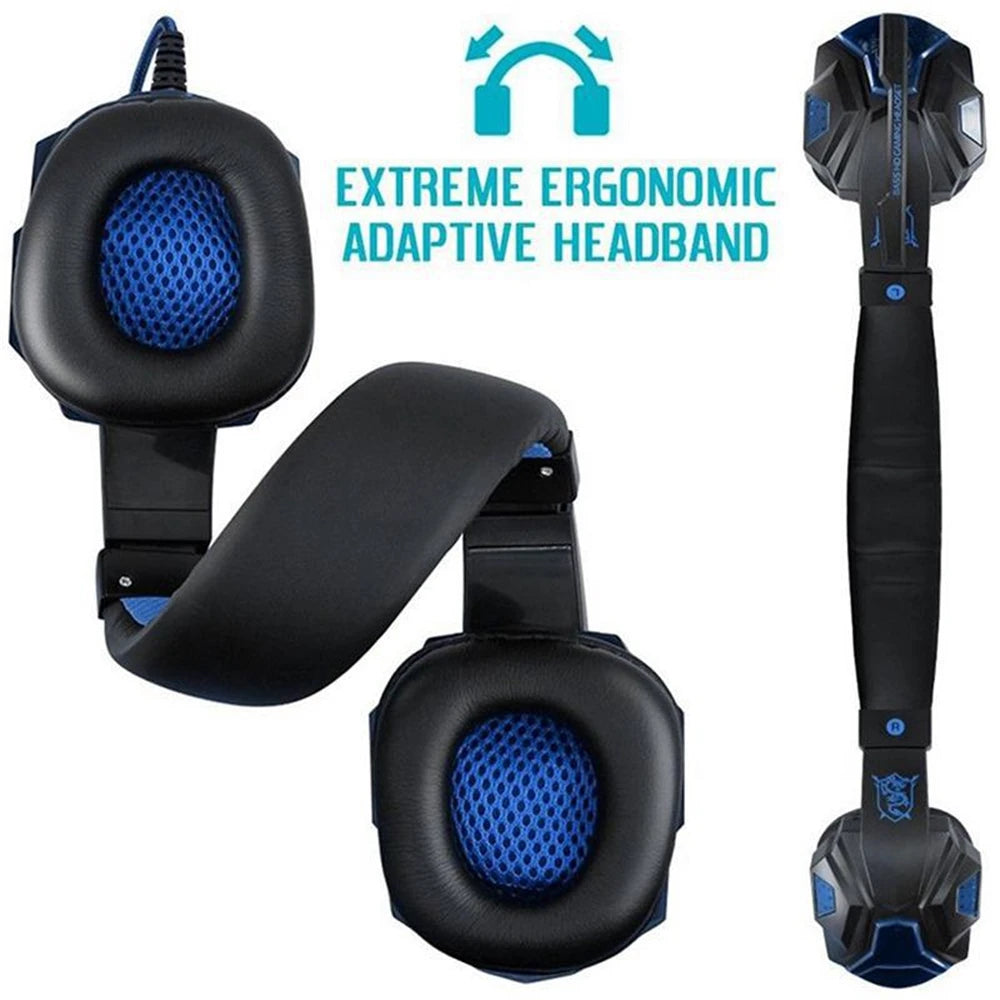 Ultimate Wired Gaming Headsets with Adjustable Noise Cancelling Microphone for PS4, PS5, Xbox, and PC – Experience Superior Sound Quality and Comfort!