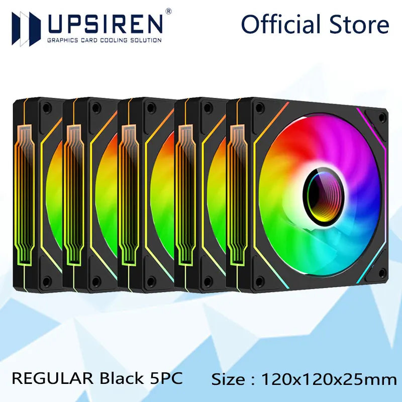 Elevate Your PC Cooling with the UF-1 PRISM 4 PRO 12Cm ARGB Quiet Fan - High Airflow & Performance