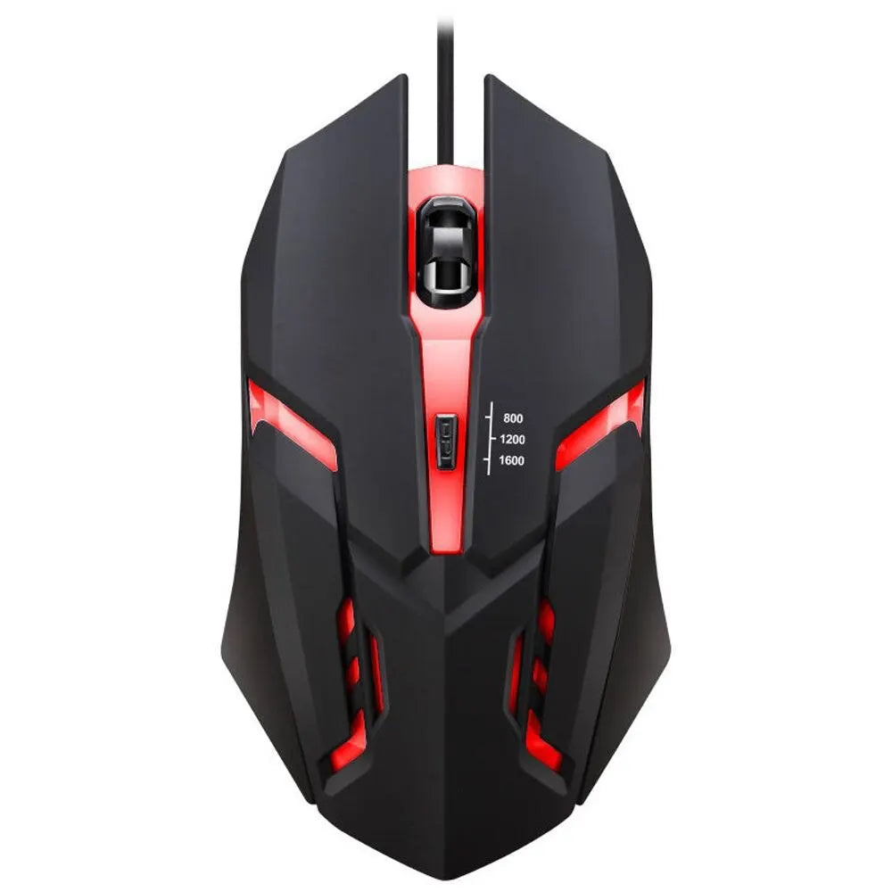 Experience Ultimate Comfort and Precision with Our Latest Ergonomic Wired Gaming Mouse - RGB Backlit, Perfect for Desktop and Laptop Use!