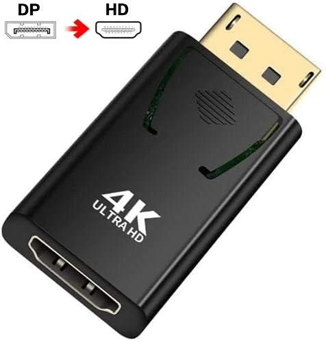 Transform Your Display Experience with Our 4K DP to HDMI-Compatible Adapter - Perfect for Laptops and PCs!