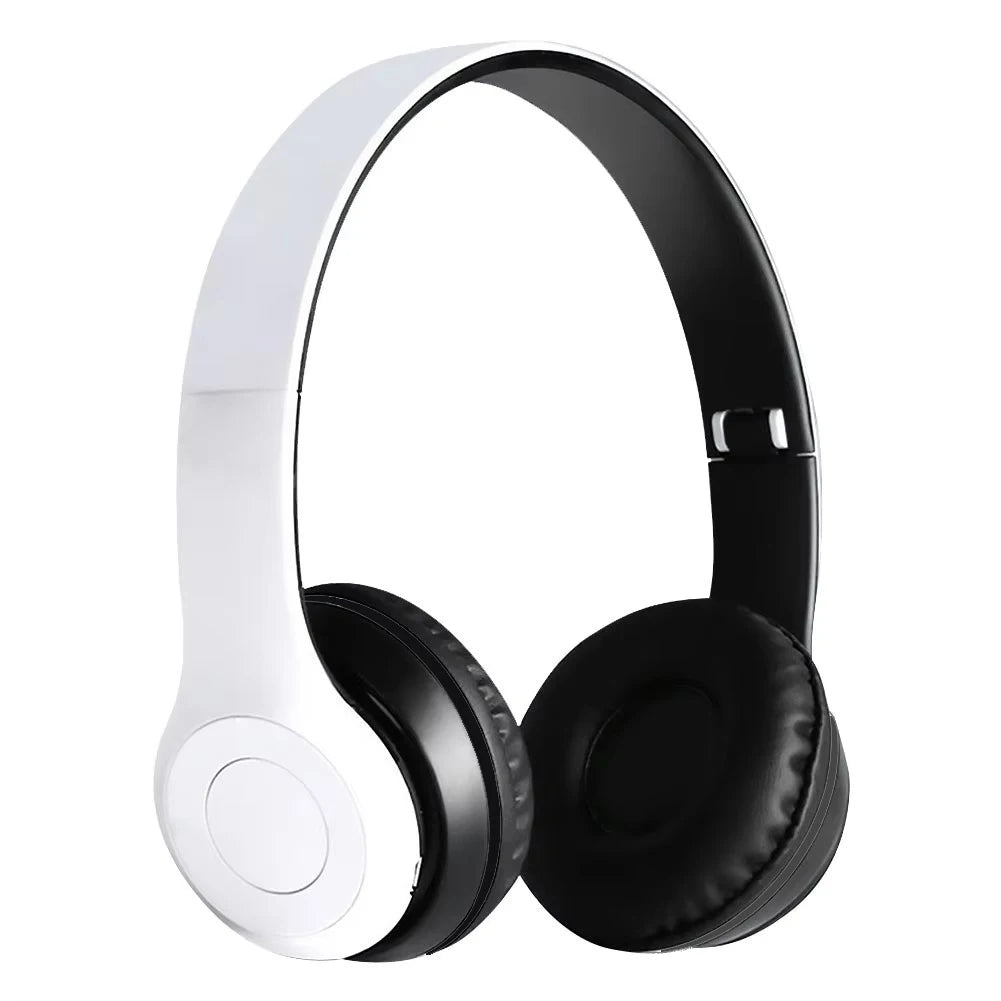 Experience Superior Sound Quality with P47 Wireless Bluetooth 5.0 Headphones - Foldable Design for Music, Gaming, and Kids!