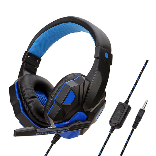 Ultimate Wired Gaming Headsets with Adjustable Noise Cancelling Microphone for PS4, PS5, Xbox, and PC – Experience Superior Sound Quality and Comfort!