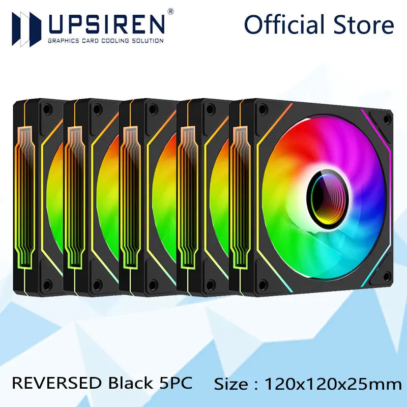 Elevate Your PC Cooling with the UF-1 PRISM 4 PRO 12Cm ARGB Quiet Fan - High Airflow & Performance